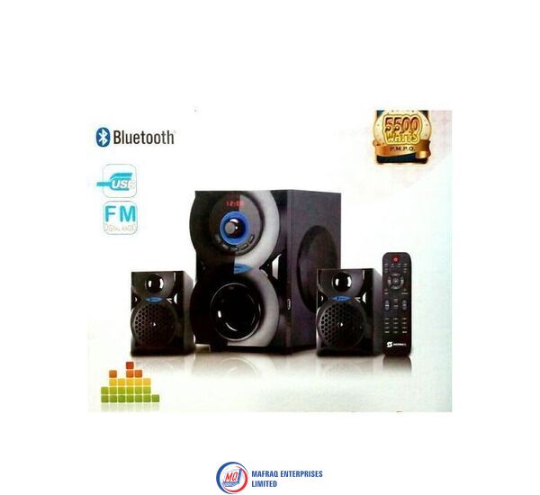 1-10-1 Sayona sht-1209bt 2.1ch subwoofer 5500w pmpo bluetooth/usb/fm - Image 1