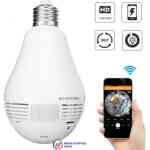 Ip wireless Panoramic bulb camera v380 hd