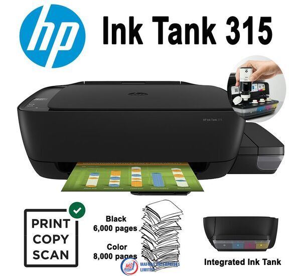1_y8oohi8x Hp ink tank 315 all -in-one printer - Image 1