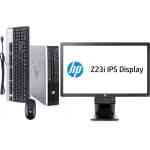 ​Hp compaq elite 8200 ultra slim desktop + 23" inch monitor, Keyboard and mouse (Complete desktop)​ - Image 2