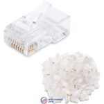 Cable matters 50 pack cat 6, cat6 rj45 modular plugs for solid or stranded utp cable, rj45 plugs