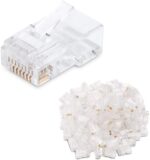 Cable matters 50 pack cat 6, cat6 rj45 modular plugs for solid or stranded utp cable, rj45 plugs - Image 2