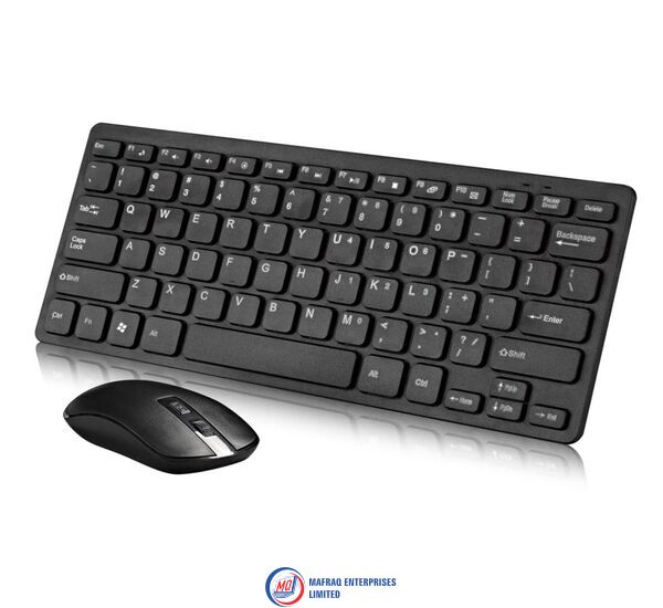 5a48d8ec2f1fc940a8e463e791ce74c4 Gkm901 wireless 2.4GHz mini Ultra slim silent keyboard mouse set office wireless keyboard and mouse combo set - Image 1
