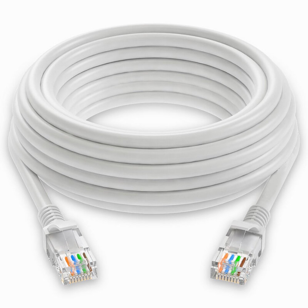 61kX0ii4_hL._SL1000_-2.jpg Ethernet cable(65feet/20m), cat5e ethernet patch cord rj45 network twisted pair lan cable - Image 1