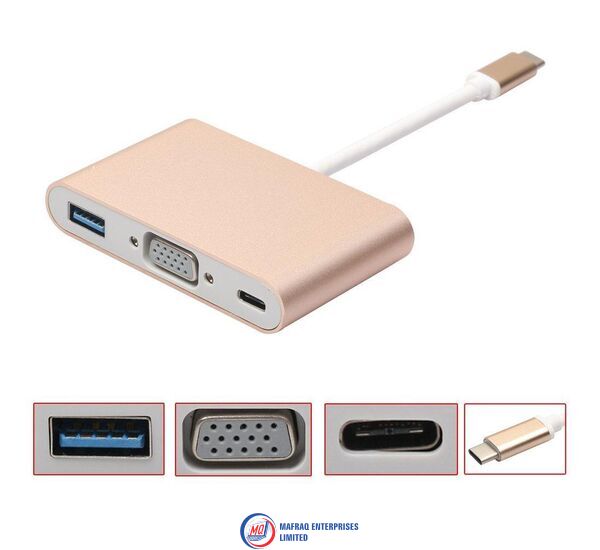 8270c919f42aba110a097bc1af83f740 Type c to vga adapter - Image 1