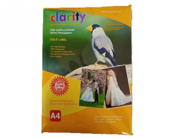Clarity_sticker_paper_jpg-100700-600x480-2.jpg Clarity, 50pcs waterproof a4 glossy paper - Image 1