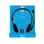 Logitech H110 Wired Headset, with Noise-Cancelling Microphone - Image 2