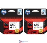 Hp 650 black / color original ink advantage cartridge