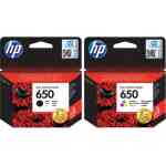 Hp 650 black / color original ink advantage cartridge - Image 2