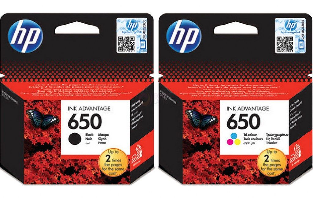 Hp 650 black / color original ink advantage cartridge - Image 2
