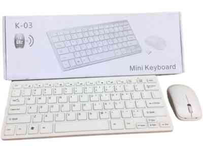 Mini Keyboard & Mouse Wireless Combo