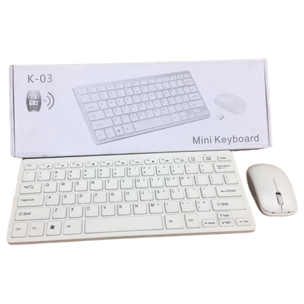 Mini Keyboard & Mouse Wireless Combo