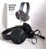 Sony Extra Bass MDR-XB450AP On-Ear Wired Headphones with Mic - Image 2