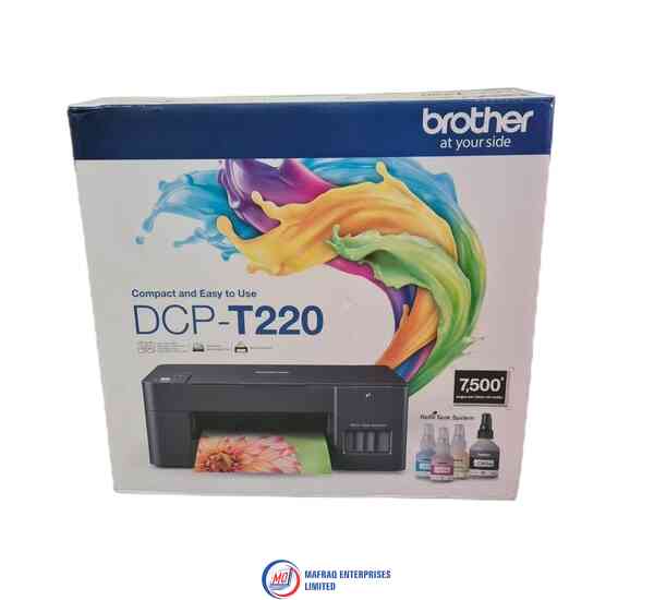 brother_printer__dcpt220_1642948517_9c8a19eb_progressive_prev_ui Brother DCP-T220 All-in One Ink Tank Refill System Printer - Image 1