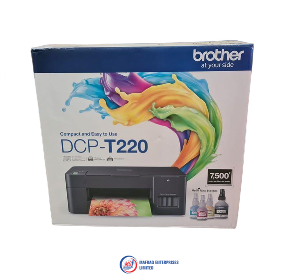 brother_printer__dcpt220_1642948517_9c8a19eb_progressive_prev_ui Brother DCP-T220 All-in One Ink Tank Refill System Printer - Image 1