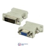 Dvi-i to vga converter adapter