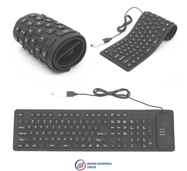 flexible-keyboard USB Flexible Keyboard Foldable - Image 1