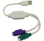 Keyboard usb to ps2 ps/2 adapter converter