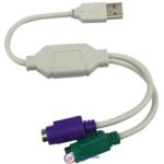 Keyboard usb to ps2 ps/2 adapter converter