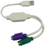 Keyboard usb to ps2 ps/2 adapter converter - Image 2