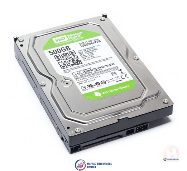 western_digital_caviar_green_500gb_sata3_64mb Sata hard disk 500gb desktop, western digital new - Image 1