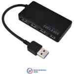 Usb 3 hub, 4 ports super speed usb 3 hub splitter with on off switch with 1 usb charging port